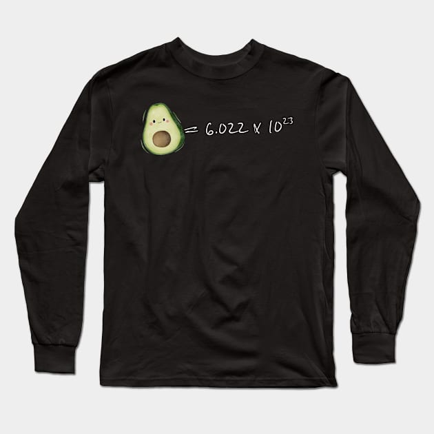 Avacado's Number Long Sleeve T-Shirt by ScienceCorner